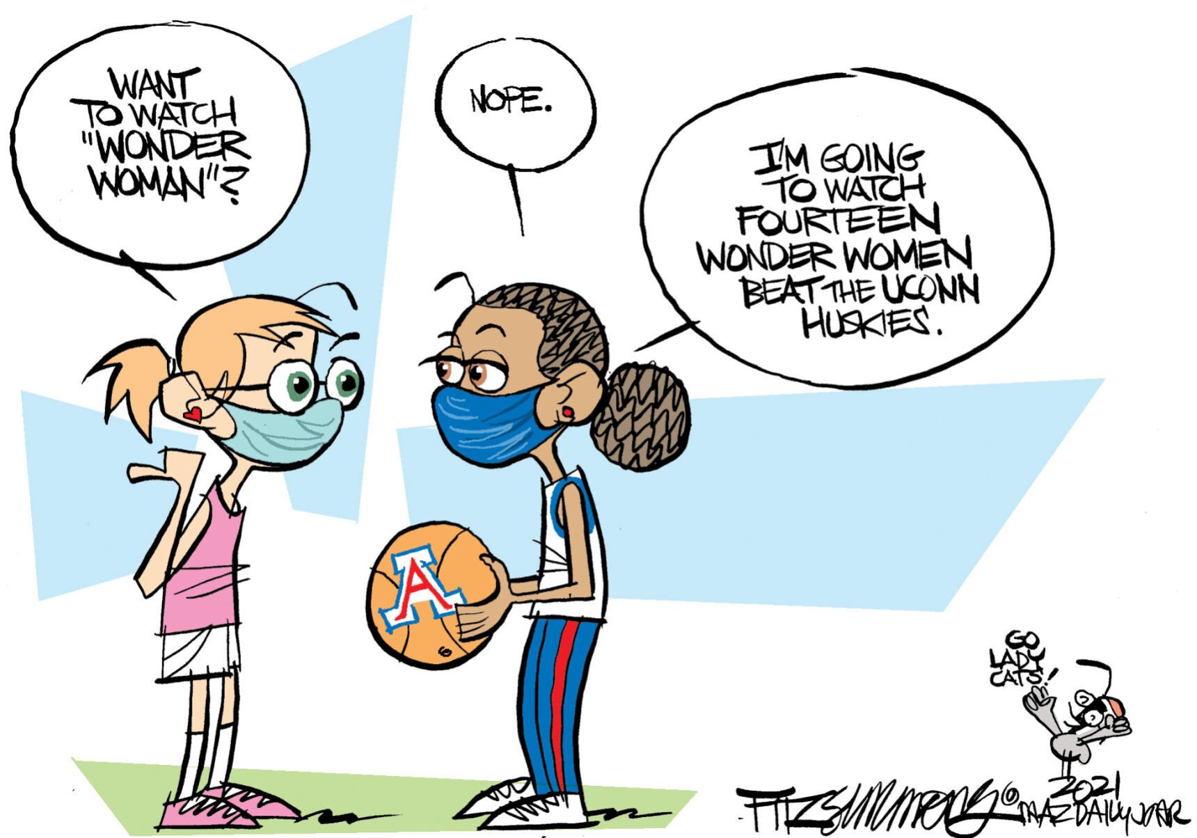 Daily Fitz Cartoon: UA Women's Basketball